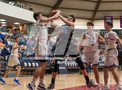 Thumbnail 1 in Christian Brothers Academy vs Gill St. Bernards (HoopGroup Boardwalk Showcase) photogallery.
