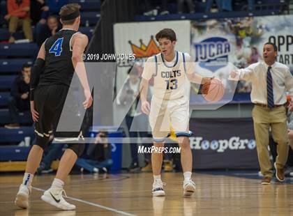 Thumbnail 2 in Christian Brothers Academy vs Gill St. Bernards (HoopGroup Boardwalk Showcase) photogallery.