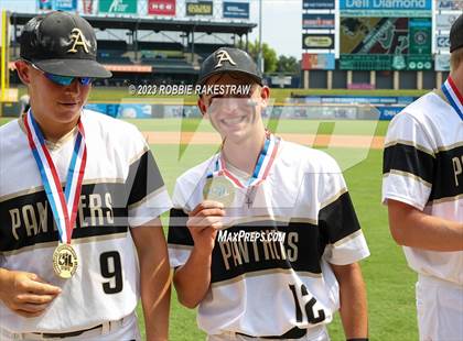 Thumbnail 3 in Abbott vs. Fayetteville (UIL 1A Baseball State Final Medal Ceremony) photogallery.