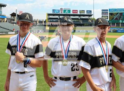 Thumbnail 3 in Abbott vs. Fayetteville (UIL 1A Baseball State Final Medal Ceremony) photogallery.