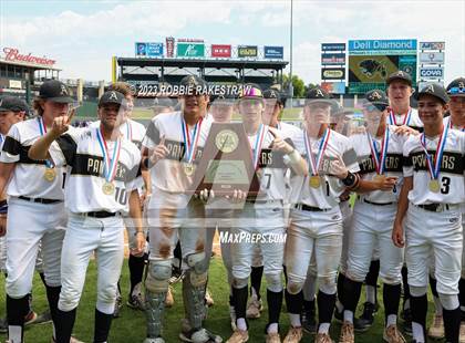 Thumbnail 3 in Abbott vs. Fayetteville (UIL 1A Baseball State Final Medal Ceremony) photogallery.