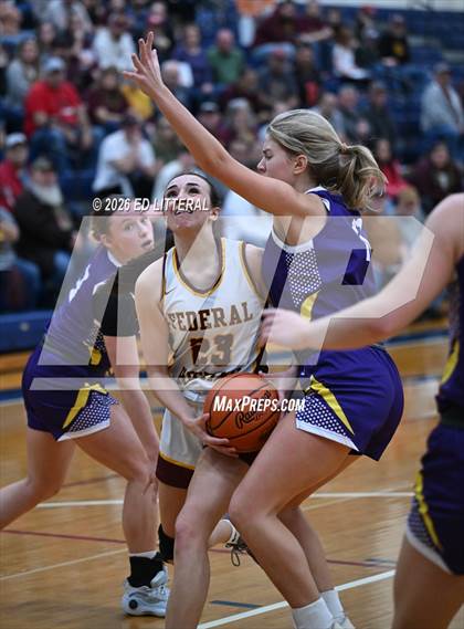 Thumbnail 1 in Federal Hocking vs. Valley (OHSAA Division VI District Final) photogallery.