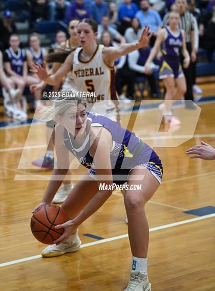 Thumbnail 1 in Federal Hocking vs. Valley (OHSAA Division VI District Final) photogallery.