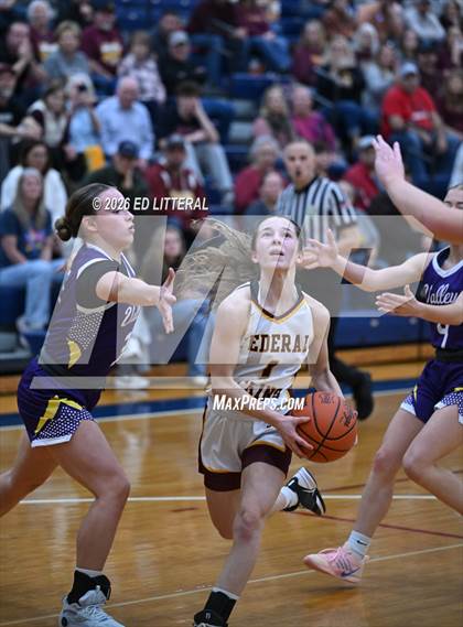 Thumbnail 2 in Federal Hocking vs. Valley (OHSAA Division VI District Final) photogallery.