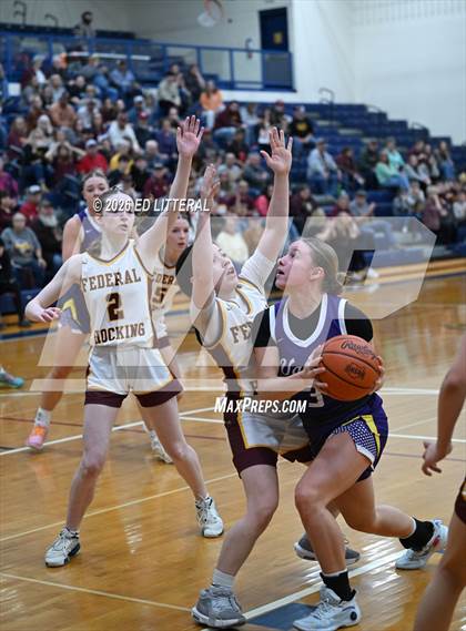 Thumbnail 3 in Federal Hocking vs. Valley (OHSAA Division VI District Final) photogallery.