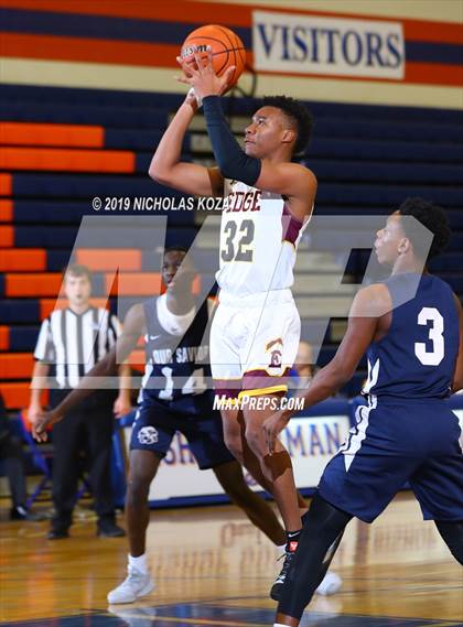 Thumbnail 1 in Our Savior vs. Edge School (Canada)  (Tarkanian Classic) photogallery.