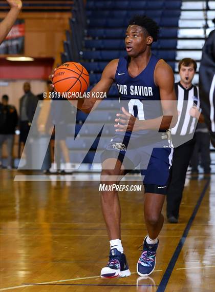 Thumbnail 3 in Our Savior vs. Edge School (Canada)  (Tarkanian Classic) photogallery.