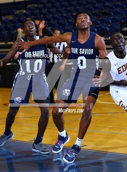 Thumbnail 3 in Our Savior vs. Edge School (Canada)  (Tarkanian Classic) photogallery.