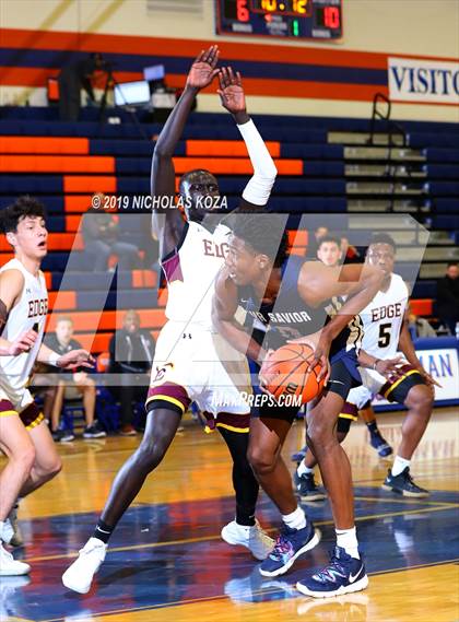 Thumbnail 1 in Our Savior vs. Edge School (Canada)  (Tarkanian Classic) photogallery.