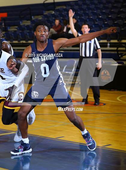 Thumbnail 2 in Our Savior vs. Edge School (Canada)  (Tarkanian Classic) photogallery.