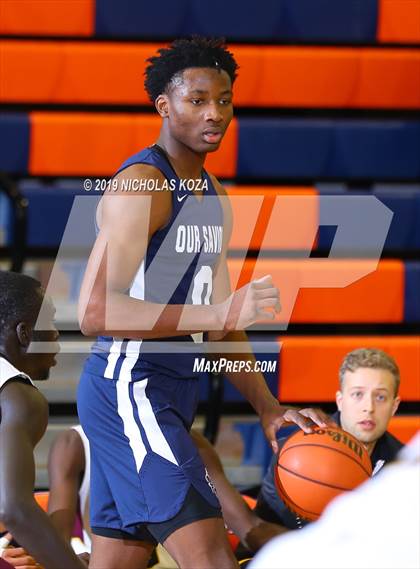 Thumbnail 2 in Our Savior vs. Edge School (Canada)  (Tarkanian Classic) photogallery.