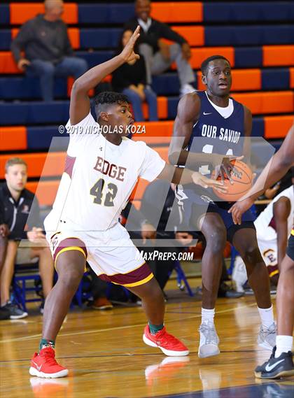 Thumbnail 1 in Our Savior vs. Edge School (Canada)  (Tarkanian Classic) photogallery.