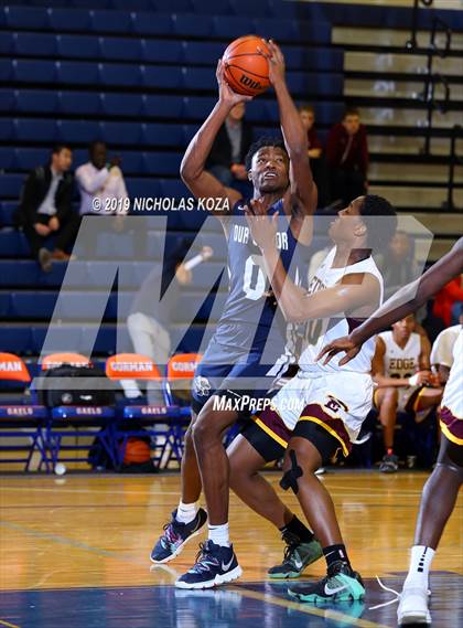 Thumbnail 3 in Our Savior vs. Edge School (Canada)  (Tarkanian Classic) photogallery.