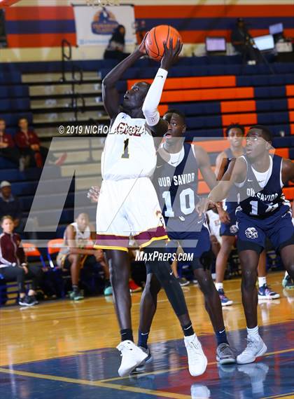 Thumbnail 1 in Our Savior vs. Edge School (Canada)  (Tarkanian Classic) photogallery.