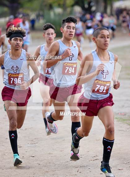 Thumbnail 2 in CIF Central Section Cross Country Championships (Boys D4 Race) photogallery.