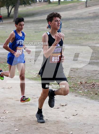 Thumbnail 2 in CIF Central Section Cross Country Championships (Boys D4 Race) photogallery.