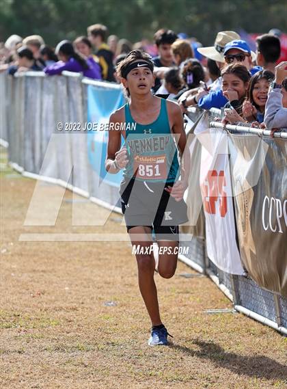 Thumbnail 2 in CIF Central Section Cross Country Championships (Boys D4 Race) photogallery.