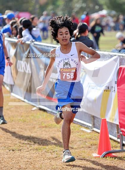 Thumbnail 2 in CIF Central Section Cross Country Championships (Boys D4 Race) photogallery.
