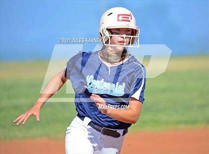 Thumbnail 3 in Arbor View @ Centennial (NIAA 5A 2nd Round Playoff) photogallery.