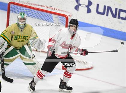 Thumbnail 1 in Notre Dame, WH vs. Fairfield Prep (CIAC D1 Final) photogallery.