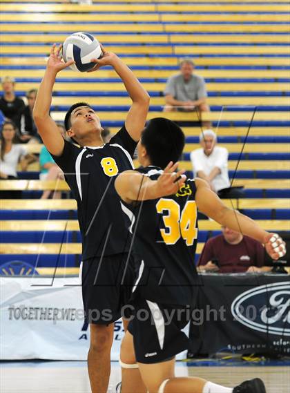 Thumbnail 2 in Saddleback Valley Christian vs. La Quinta (CIF SS D5 Final) photogallery.