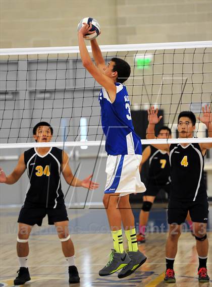 Thumbnail 2 in Saddleback Valley Christian vs. La Quinta (CIF SS D5 Final) photogallery.