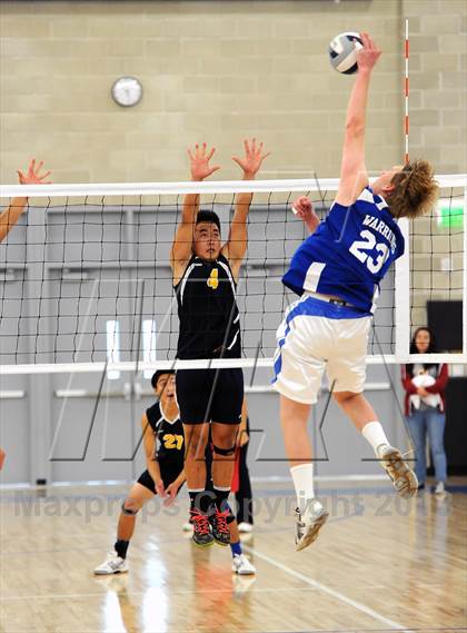 Thumbnail 3 in Saddleback Valley Christian vs. La Quinta (CIF SS D5 Final) photogallery.