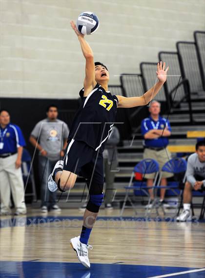 Thumbnail 1 in Saddleback Valley Christian vs. La Quinta (CIF SS D5 Final) photogallery.