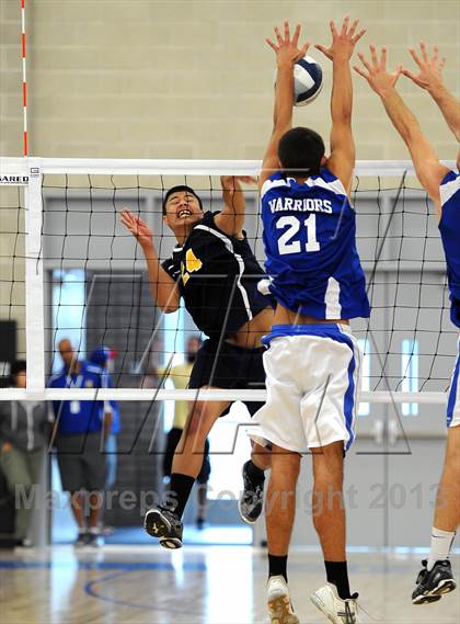 Thumbnail 1 in Saddleback Valley Christian vs. La Quinta (CIF SS D5 Final) photogallery.