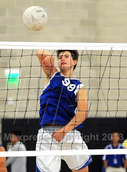 Thumbnail 2 in Saddleback Valley Christian vs. La Quinta (CIF SS D5 Final) photogallery.