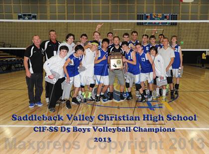 Thumbnail 1 in Saddleback Valley Christian vs. La Quinta (CIF SS D5 Final) photogallery.