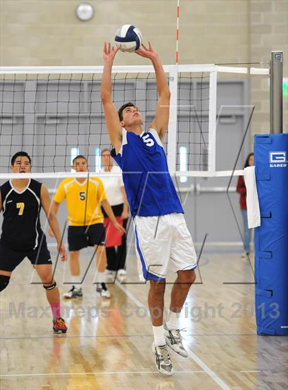 Thumbnail 2 in Saddleback Valley Christian vs. La Quinta (CIF SS D5 Final) photogallery.
