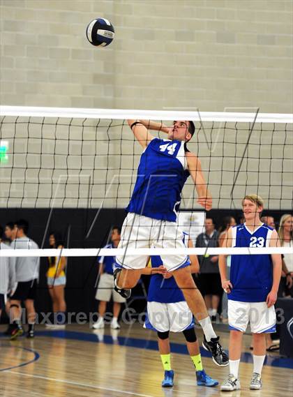 Thumbnail 1 in Saddleback Valley Christian vs. La Quinta (CIF SS D5 Final) photogallery.