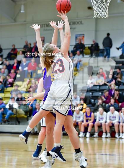 Thumbnail 2 in Conway Christian vs St. Joseph  (AAA 2A District Playoff) photogallery.