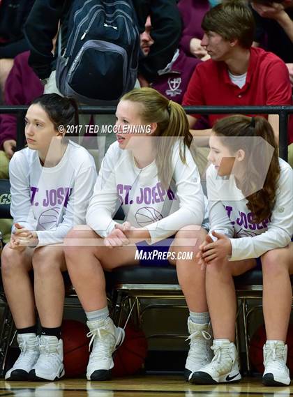 Thumbnail 2 in Conway Christian vs St. Joseph  (AAA 2A District Playoff) photogallery.