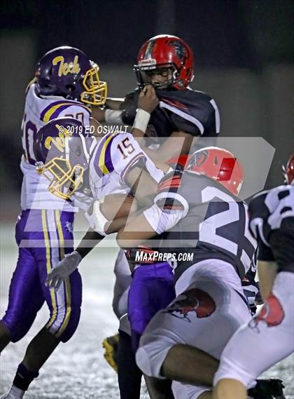 Thumbnail 3 in Oakland Tech @ Skyline (CIF Oakland Section Semifinal) photogallery.