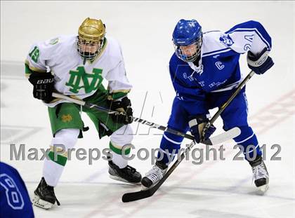 Thumbnail 2 in West Haven vs. Notre Dame (CIAC Division I Semifinal) photogallery.