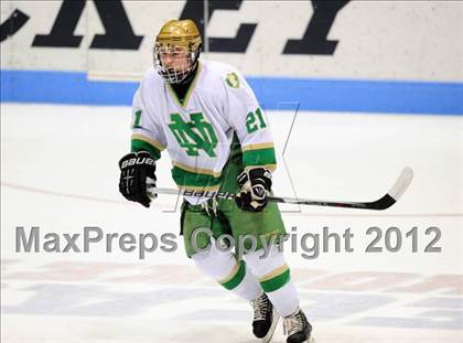 Thumbnail 2 in West Haven vs. Notre Dame (CIAC Division I Semifinal) photogallery.