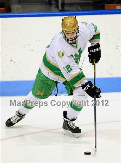 Thumbnail 2 in West Haven vs. Notre Dame (CIAC Division I Semifinal) photogallery.