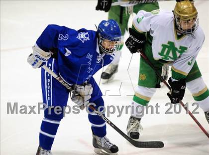 Thumbnail 2 in West Haven vs. Notre Dame (CIAC Division I Semifinal) photogallery.