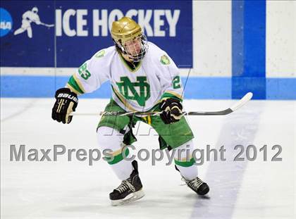 Thumbnail 3 in West Haven vs. Notre Dame (CIAC Division I Semifinal) photogallery.