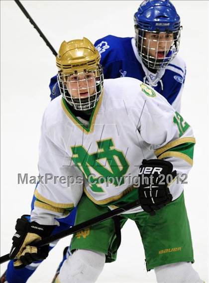 Thumbnail 2 in West Haven vs. Notre Dame (CIAC Division I Semifinal) photogallery.