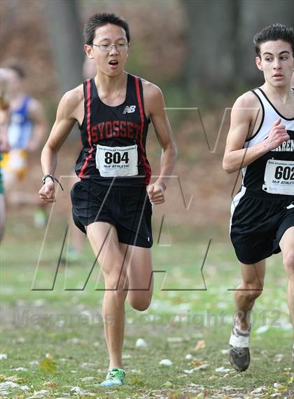 Thumbnail 1 in NYSPHSAA Cross Country Championship (Boys Class A) photogallery.