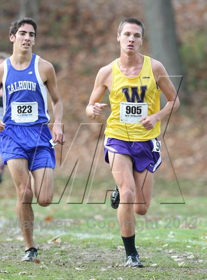 Thumbnail 1 in NYSPHSAA Cross Country Championship (Boys Class A) photogallery.