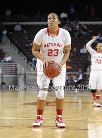 Thumbnail 2 in Canyon Springs vs. Mater Dei (CIF SoCal D1 Regional Final) photogallery.