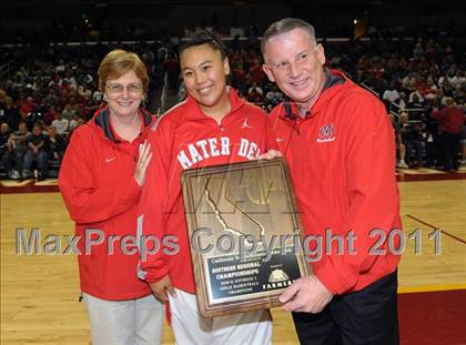 Thumbnail 3 in Canyon Springs vs. Mater Dei (CIF SoCal D1 Regional Final) photogallery.