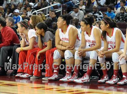 Thumbnail 2 in Canyon Springs vs. Mater Dei (CIF SoCal D1 Regional Final) photogallery.