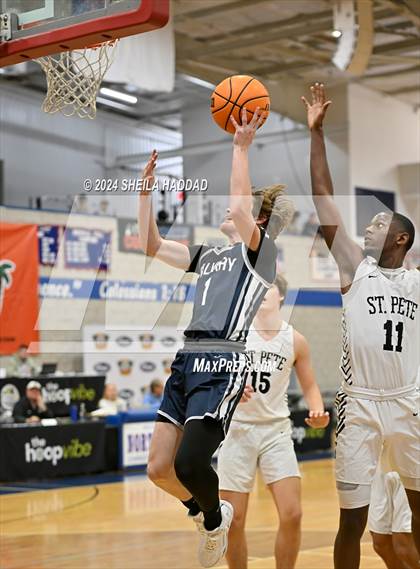 Thumbnail 3 in Calvary Christian vs St Peterburg (Sun Bash Tampa) photogallery.