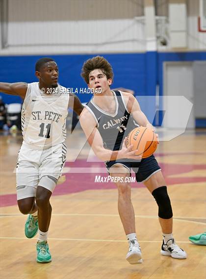 Thumbnail 3 in Calvary Christian vs St Peterburg (Sun Bash Tampa) photogallery.