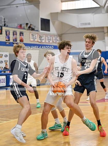 Thumbnail 2 in Calvary Christian vs St Peterburg (Sun Bash Tampa) photogallery.